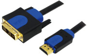 logilink chb3101 hdmi high speed with ethernet v14 to dvi d cable gold plated 10m black photo