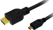 logilink ch0034 hdmi to micro hdmi high speed with ethernet v14 cable 46m black photo