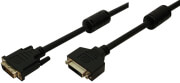 logilink cd0005 extension dvi d cable m f dual link 5m black photo