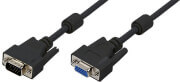 logilink cv0021 vga extension cable male female double shielded with 2x ferrit core 15m black photo