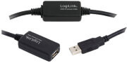 logilink ua0147 usb 20 active repeater cable usb a male usb a female 25m black photo