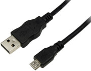 logilink cu0057 usb 20 connection cable am to micro bm 060m black photo