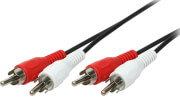 logilink ca1039 audio cable 2x2 cinch male 25m photo