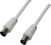 logilink ca1061 antenna cable male to female 25m white photo