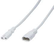 logilink cp132 power cord extension iec 60320 c8 c7 2m white photo