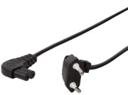 logilink cp134 power cord euro 90 euro8 90 075m black photo