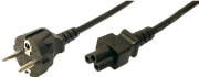 logilink cp093 power cord schuko c5 18m black photo