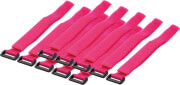 logilink kab0016 wire strap 500x20mm 10pcs pink photo
