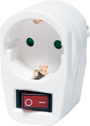 logilink pa0079 power socket adapter with on off switch photo logilink pa0079 power socket adapter with on off switch photo