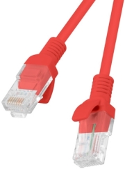 lanberg patchcord cat6 025m red photo