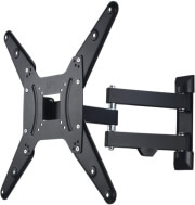 hama 118103 fullmotion tv wall bracket 32 65 with 2 arms black photo