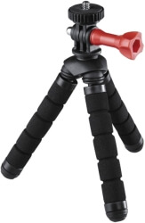 hama 04313 flex 2in1 mini tripod for photographic cameras and gopro photo