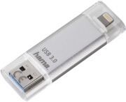 hama 124142 save2data 64gb flashpen usb 30 lightning silver photo