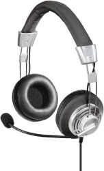 hama 139914 style pc headset usb black grey photo