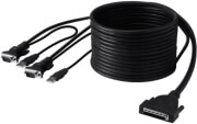 belkin f1d9401 12 omniview dual port cable usb vga 36m photo