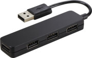 hama 12324 slim 1 4 bus powered usb 20 hub black photo