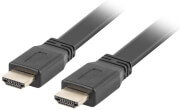 lanberg flat cable hdmi v20 1m black photo