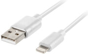 lanberg lightning m usb am cable 1m white photo