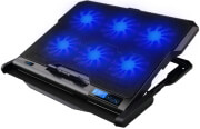omega laptop cooler pad coolwave 6xfans black photo