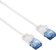 hama 135778 slim flexible cat 6 utp network cable 15m white photo