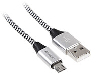 tracer usb a 20 cable am micro usb 1m black silver photo