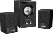 genius sw g21 500 wooden subwoofer speaker system 21 black photo