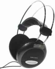 maxell home studio digital headphones black photo