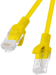 lanberg patchcord cat5e 025m yellow 10 pack photo