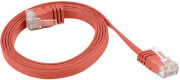 lanberg patchcord cat5e flat 05m red photo