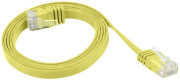 lanberg patchcord cat5e flat 15m yellow photo