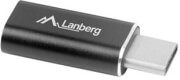 lanberg adapter usb type c m lightning f black photo