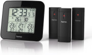 hama 186311 ews trio weather station with three sensors black photo