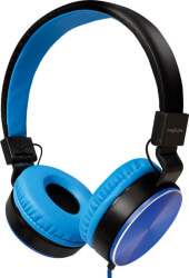 logilink hs0049bl foldable stereo headphone blue photo