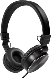 logilink hs0049bk foldable stereo headphone black photo