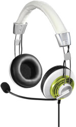 hama 139910 pc headset style usb white lemon photo