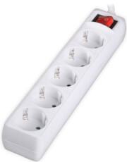 sonora psw501 power strip with 5 sockets on off switch 15m white photo