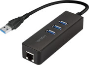 logilink ua0173a usb 30 to gigabit ethernet adapter and 3x usb 30 photo