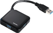 hama 12190 usb 30 hub 1 4 bus powered black photo