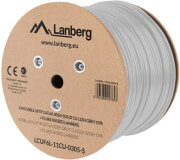 lanberg lan cable cat6a 305m solid cu lszh grey cpr fluke passed photo