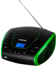 sencor spt 1600 bgn portable cd player with mp3 usb and fm radio photo