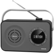 sencor srd 3200 b portable pll fm radio receiver with bt usb micro sd and aux black photo