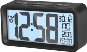 sencor sdc 2800 b digital alarm clock with thermometer black photo
