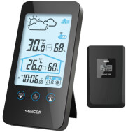 sencor sws 3000 b wireless thermometer with wireless sensor black photo