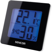 sencor sws 1500 b thermometer with alarm clock black photo