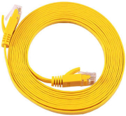 equip 607860 cat6a s ftp flat patch cable yellow 1m photo