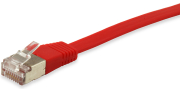 equip 607824 cat6a u ftp flat patchcable 5m red photo