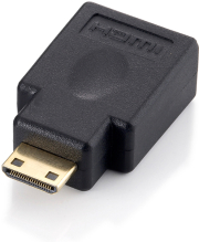 equip 118914 video adapter minihdmi type c to hdmi type a m f gold plated black photo