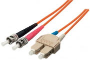 equip 252333 st sc fiber optic patch cable os2 3m photo