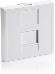 Equip 125471 French Modular Insert 45x45mm 1-fold Pure White - Accessories (PER.760103)
