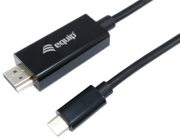 equip 133466 usb c to hdmi type a male male straight 18m black photo